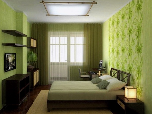 Decoración de paredes en el dormitorio: métodos de revestimiento y opciones de decoración.