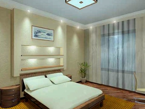 El diseño del dormitorio es una tarea sencilla incluso con los máximos requisitos.