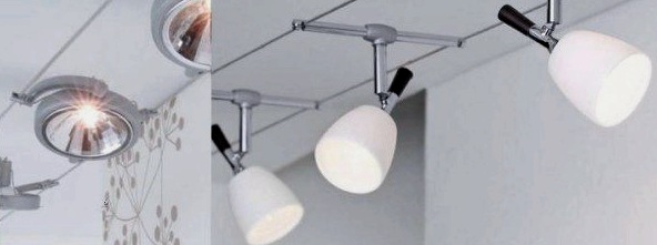 Lámparas en el dormitorio: organización de la iluminación puntual.