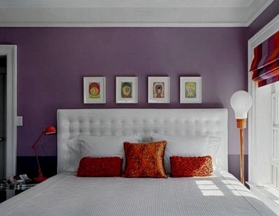 Dormitorio lila: cómo llenarlo de energía positiva
