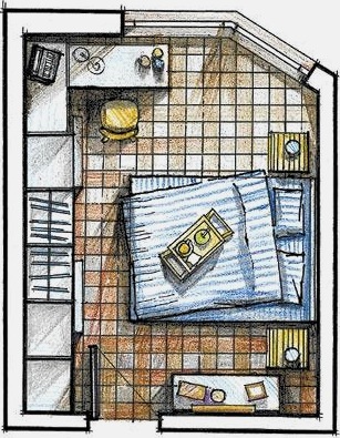 Dormitorio en el apartamento: consejos para el dispositivo.