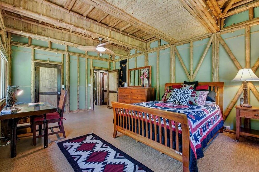 Dormitorio en estilo tropical