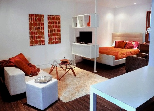Dormitorio y área de trabajo en una habitación: una descripción general de las mejores opciones