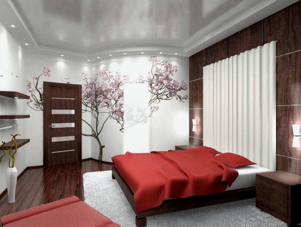 Brillo en el dormitorio: diseño de habitación luminosa