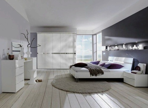 Brillo en el dormitorio: diseño de habitación luminosa