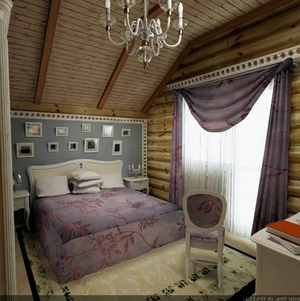 Dormitorio morado: opciones de diseño moderno