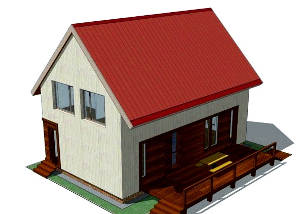 Construcción económica de casas de paneles de marco
