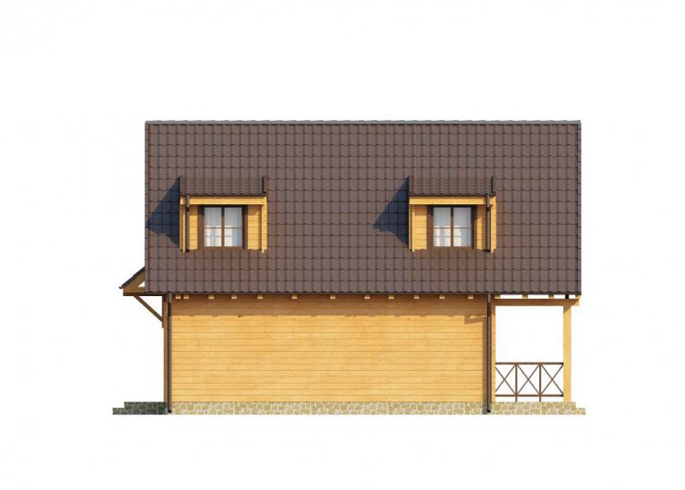 Considere los proyectos de una casa de marco 8x10 con un ático