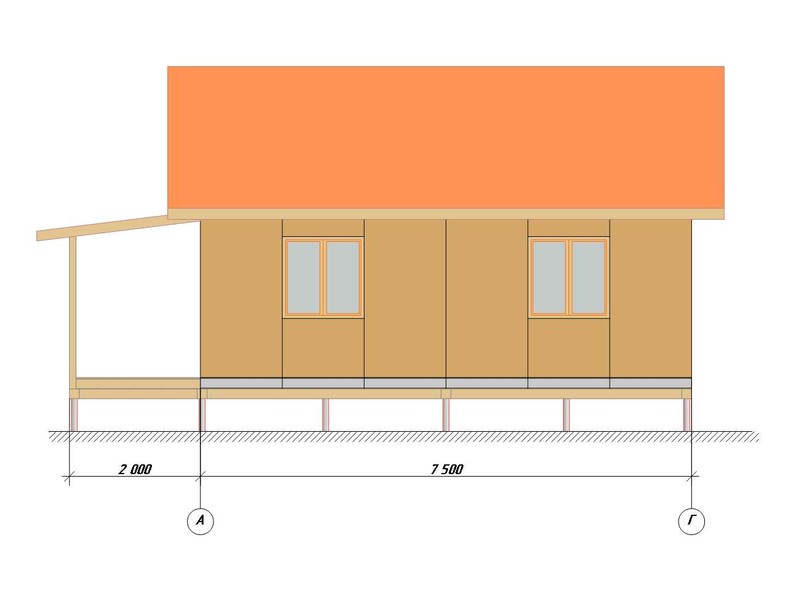 Construcción de una casa de campo a partir de paneles CIP
