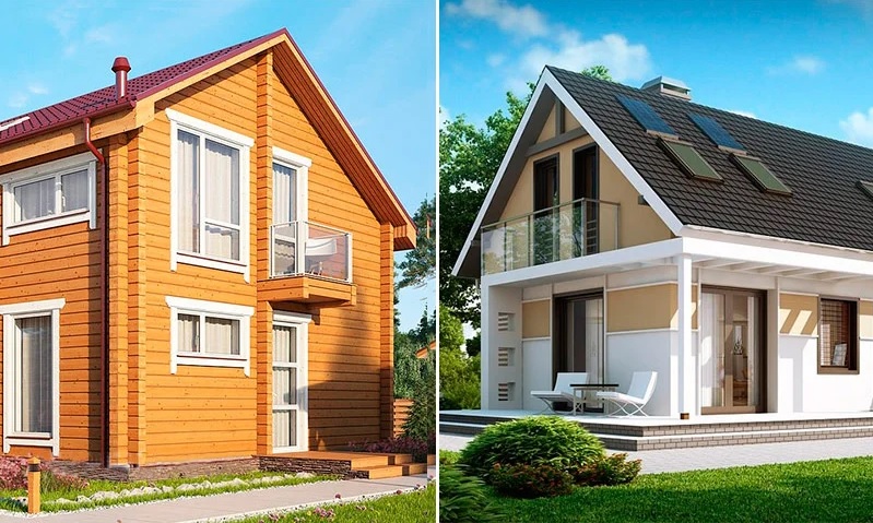 ¿Qué es más barato de construir: una casa de marco o de una viga?