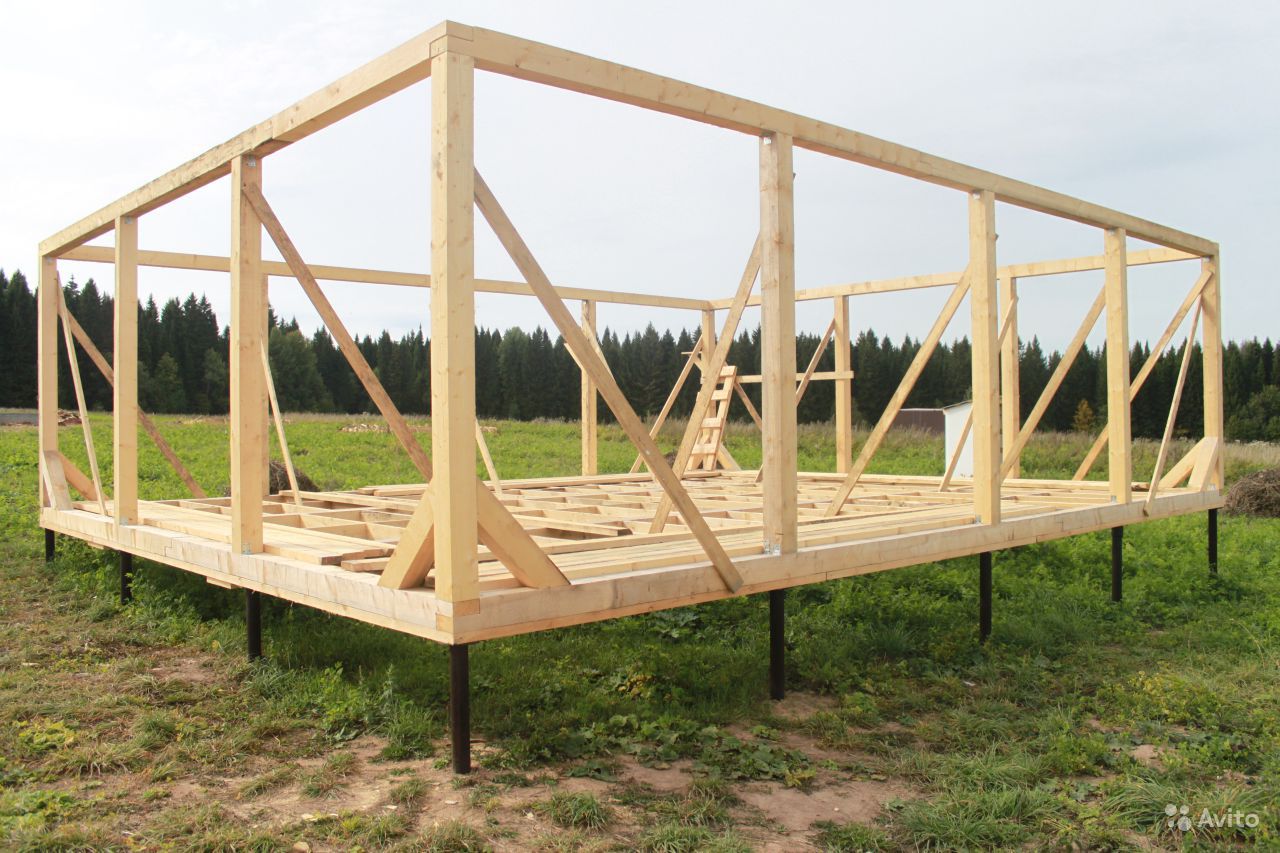 Instrucciones paso a paso para construir una casa de marco 6×6 con sus propias manos
