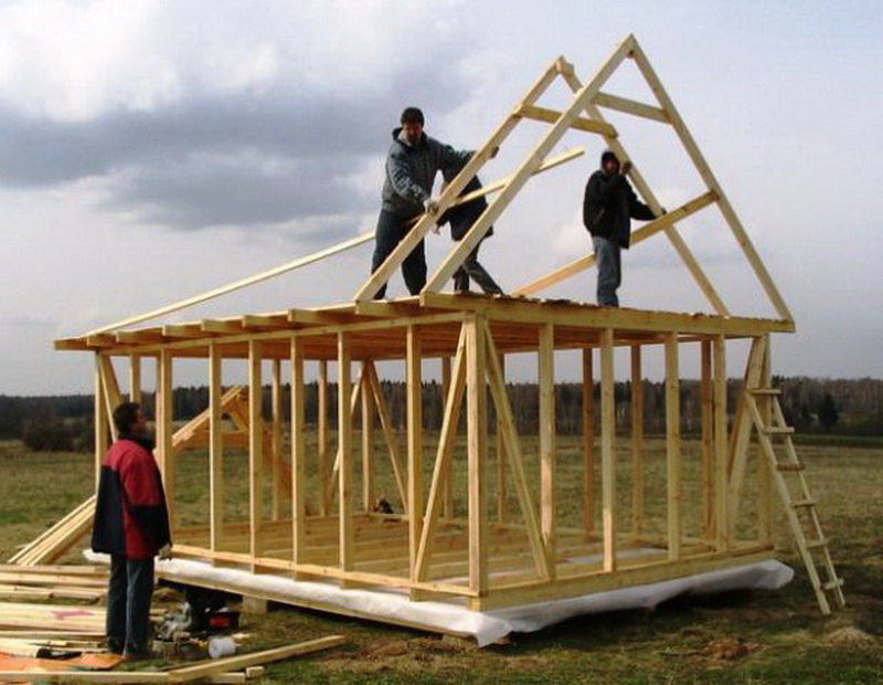 Averigüemos cómo puede construir una casa de marco usted mismo