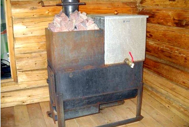 Estufa de sauna de bricolaje