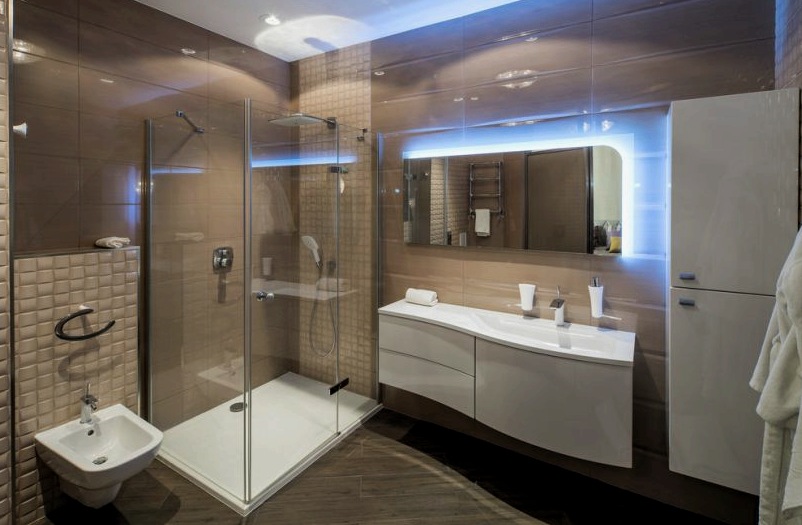 Nuevas fotos del interior del baño 2018, ejemplos de diseño