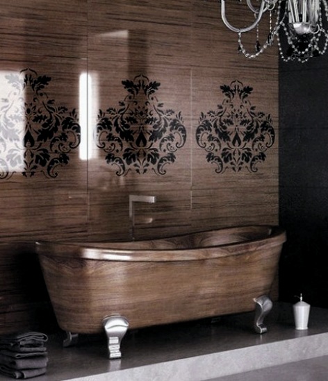 Azulejos de baño de grano de madera, tipos y características