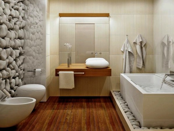 Diseño de baño moderno pequeño