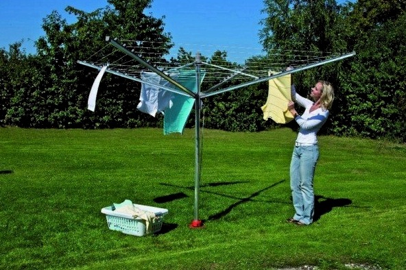 ¿Qué son las secadoras de ropa al aire libre, revisión de modelos?