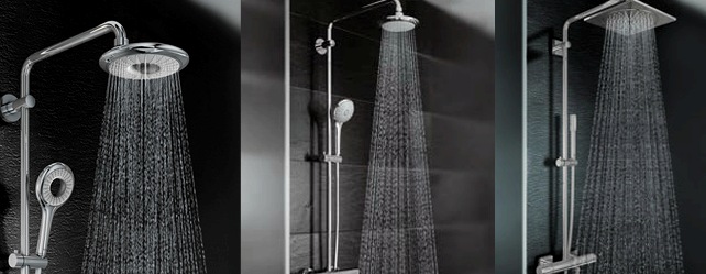 Cabezales de ducha, descripción general de los modelos