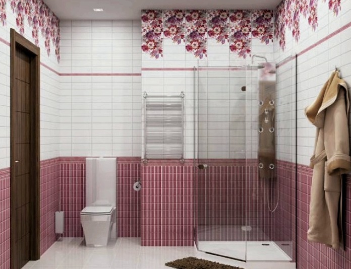 Paneles de pared de baño estampados 2018, fotos originales