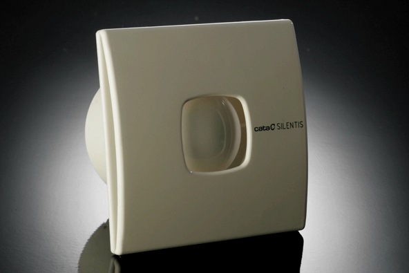Ventilador de baño silencioso con válvula de retención