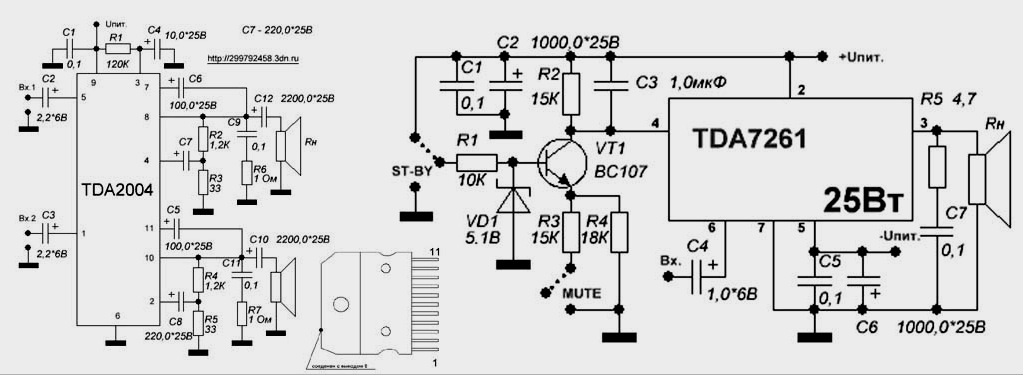Amplificador de bricolaje: tubo, transistor, microcircuito
