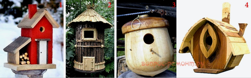 Casita para pájaros de bricolaje de madera para estorninos y pájaros pequeños útiles