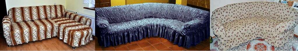 Funda de sofá: cosimos nosotros mismos, con y sin construcción de patrones