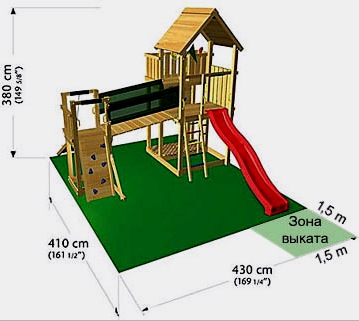 Parque infantil: ideas, materiales, esquemas, implementación, diseño.